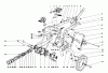 Toro 58600 - 20" Home Pro Tiller, 1979 (9000001-9999999) Ersatzteile CHASSIS ASSEMBLY