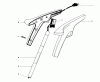 Toro 51225 (900) - 900 Electric Trimmer, 1979 (9000001-9999999) Ersatzteile HANDLE ASSEMBLY