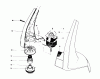 Toro 51225 (900) - 900 Electric Trimmer, 1979 (9000001-9999999) Ersatzteile MOTOR AND HOUSING ASSEMBLY