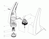 Toro 51230 (910) - 910 Electric Trimmer, 1992 (2000001-2999999) Ersatzteile MOTOR AND HOUSING ASSEMBLY