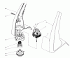 Toro 51235 (910) - 910 Electric Trimmer, 1988 (8000001-8999999) Ersatzteile MOTOR AND HOUSING ASSEMBLY