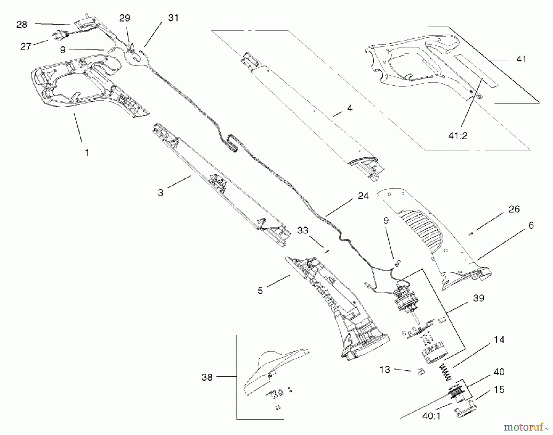 Toro Neu Trimmers, String/Brush 51241 - Toro 9