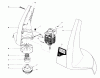 Toro 51246 (1010) - 1010 Electric Trimmer, 1989 (9000001-9999999) Ersatzteile MOTOR AND HOUSING ASSEMBLY