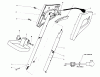 Toro 51255 (1000) - 1000 Electric Trimmer, 1988 (8000001-8999999) Ersatzteile HANDLE ASSEMBLY
