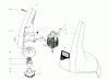Toro 51255 (1000) - 1000 Electric Trimmer, 1989 (9000001-9999999) Ersatzteile MOTOR AND HOUSING ASSEMBLY