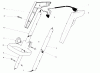 Toro 51318 (1100) - 1100 Electric Trimmer, 1980 (0000001-0999999) Ersatzteile HANDLE ASSEMBLY