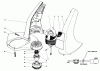 Toro 51318C (1100) - 1100 Electric Trimmer, 1985 (5000001-5999999) Ersatzteile MOTOR AND HOUSING ASSEMBLY