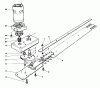 Toro 51730 - Hedge Trimmer, 1990 (0000001-0999999) Ersatzteile GEAR BOX AND BLADE ASSEMBLY