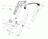 Toro 51325 (1100) - 1100 Electric Trimmer, 1979 (9000001-9999999) Ersatzteile HANDLE ASSEMBLY