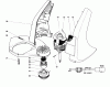 Toro 51325 (1100) - 1100 Electric Trimmer, 1979 (9000001-9999999) Ersatzteile MOTOR AND HOUSING ASSEMBLY