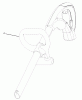 Toro 51357 - 15" Trim and Edge Electric Trimmer, 2005 (250000001-250999999) Ersatzteile HANDLE AND TUBE ASSEMBLY