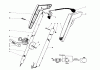 Toro 51425 (1200) - 1200 Electric Trimmer, 1983 (3000001-3999999) Ersatzteile HANDLE ASSEMBLY