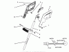 Toro 51446 - 14" Electric Trimmer, 1995 (59000001-59999999) Ersatzteile HANDLE ASSEMBLY