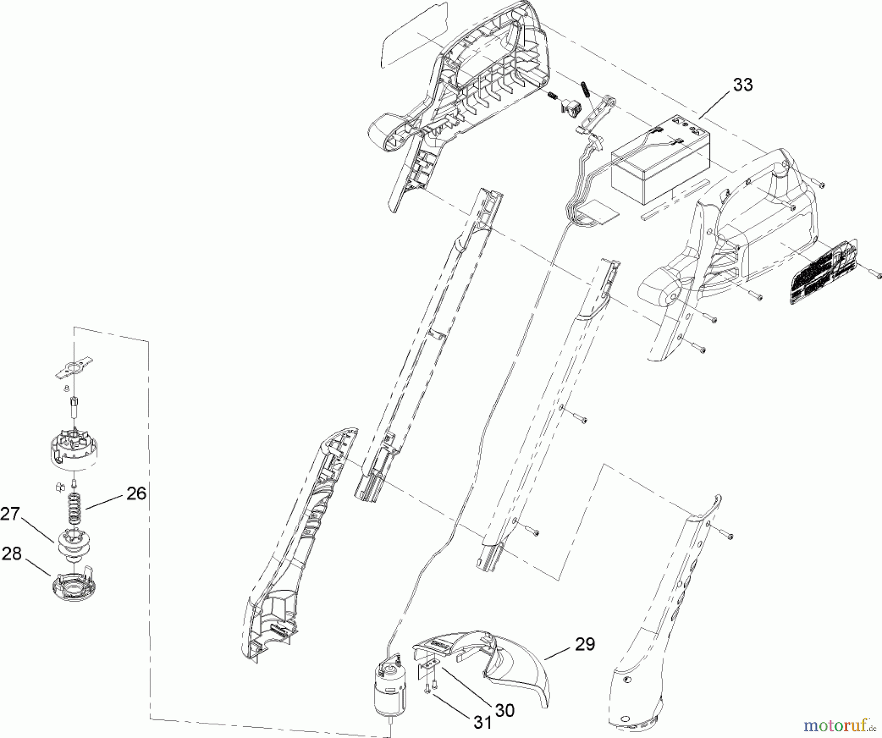 Toro Neu Trimmers, String/Brush 51467 - Toro 8