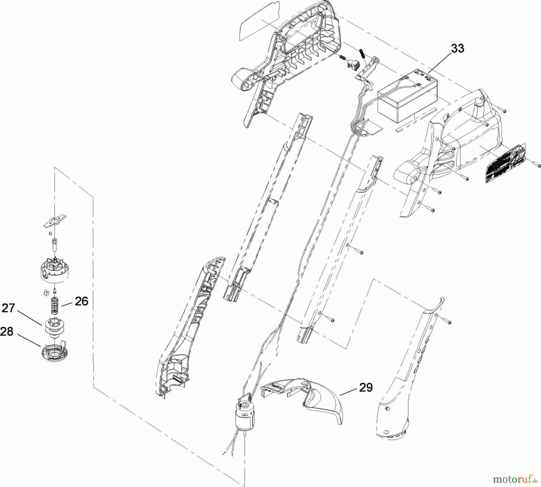 Toro Neu Trimmers, String/Brush 51467 - Toro 8