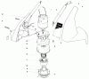Toro 51511 (700) - CL 700 Trimmer, 1980 (0000001-0999999) Ersatzteile MOTOR HOUSING ASSEMBLY