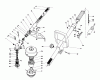Toro 51606 (TC 600) - TC 600 Gas Trimmer, 1982 (2000001-2999999) Ersatzteile HANDLE & TRIMMER HEAD ASSEMBLY