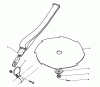 Toro 51616 (TC 650) - TC 650 Gas Trimmer, 1983 (3000001-3999999) Ersatzteile METAL BLADE KIT 46-8380 (OPTIONAL)