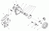 Toro 51642 (TC 2000) - TC 2000 Gas Trimmer, 1986 (6000001-6999999) Ersatzteile CLUTCH CASE & FAN ASSEMBLY