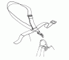 Toro 51644 (TC 4000) - TC 4000 Gas Trimmer, 1986 (6000001-6999999) Ersatzteile DELUXE SHOULDER BELT HARNESS (OPTIONAL)