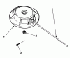 Toro 51644 (TC 4000) - TC 4000 Gas Trimmer, 1986 (6000001-6999999) Ersatzteile FIXED LINE HEAD (OPTIONAL) #2
