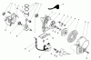 Toro 51650 (TC 3100) - TC 3100 Gas Trimmer, 1990 (0000001-0999999) Ersatzteile RECOIL & CRANKSHAFT ASSEMBLY