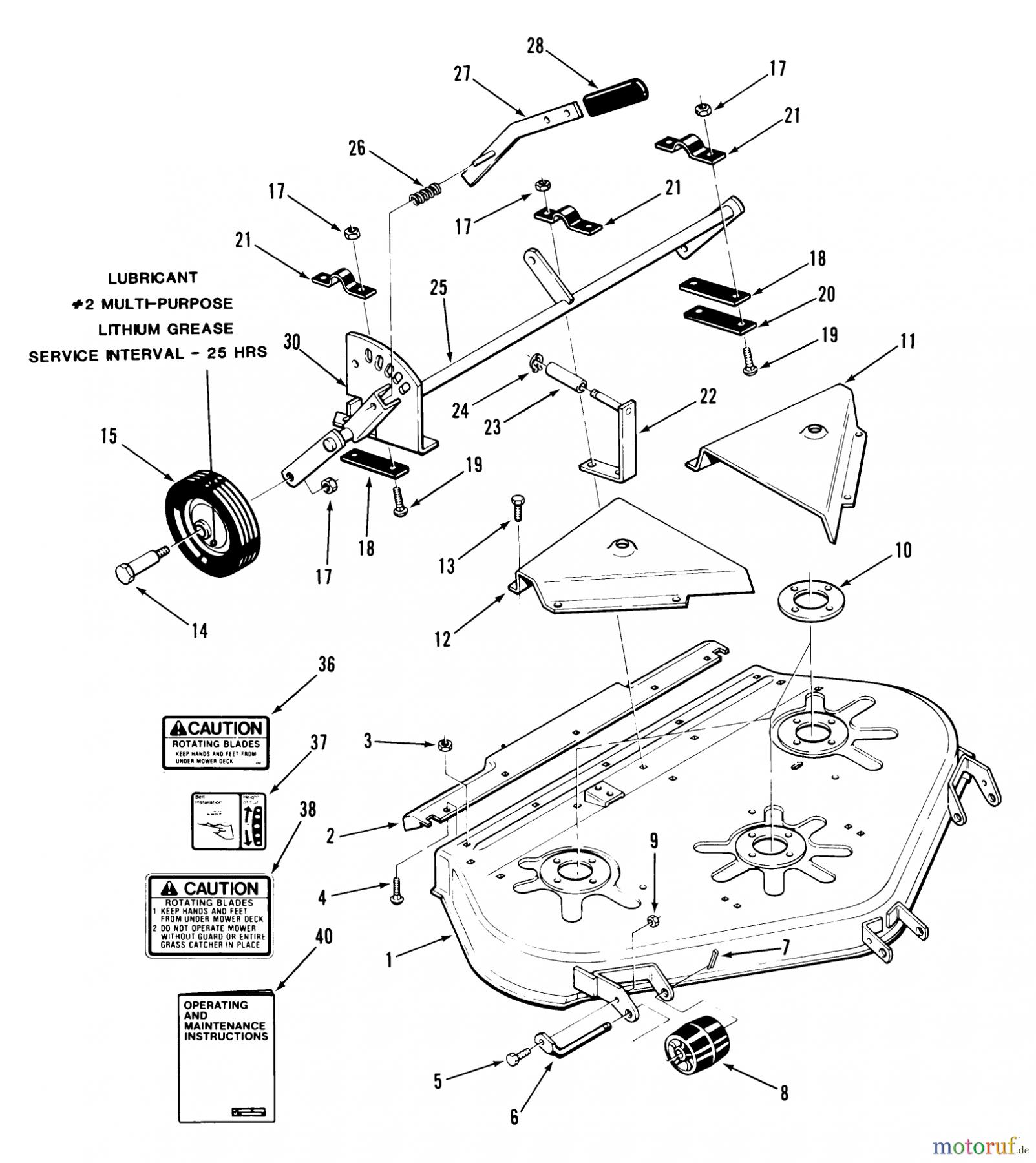 Toro Neu Mowers, Deck Assembly Only 05-37MS04 - Toro 37