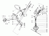 Toro 51700 - 21cc Gas Trimmer, 1978 (8000001-8999999) Ersatzteile HANDLE AND CUTTER HEAD ASSEMBLY