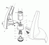 Toro 51720 - Trimmer, 1992 (2000001-2999999) Ersatzteile MOTOR AND HOUSING ASSEMBLY