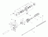Toro 53011 - Gas Trimmer, Straight Shaft (53005), 1998 (890001-895000) Ersatzteile CLUTCH AND HANDLE ASSEMBLY