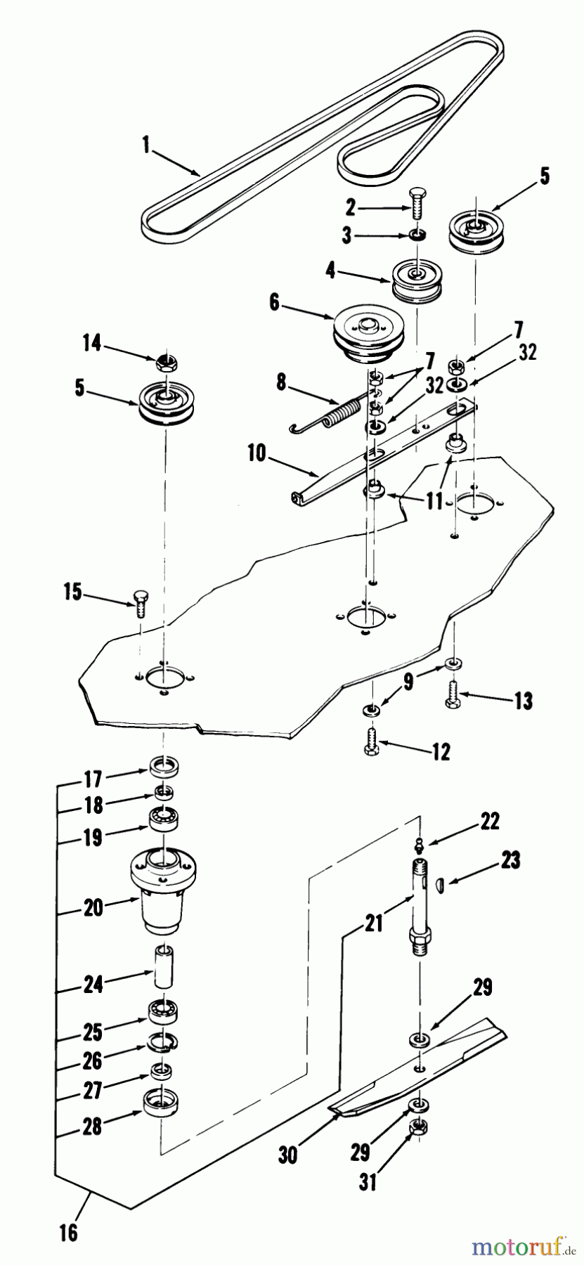 Toro Neu Mowers, Deck Assembly Only 05-42MR01 - Toro 42