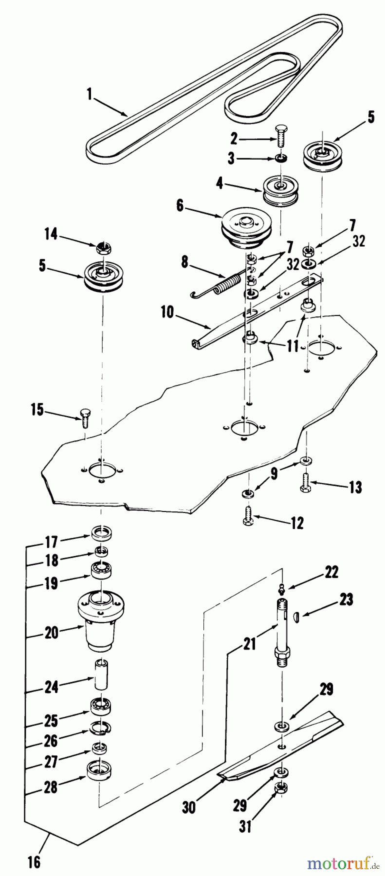 Toro Neu Mowers, Deck Assembly Only 05-42MS01 - Toro 42