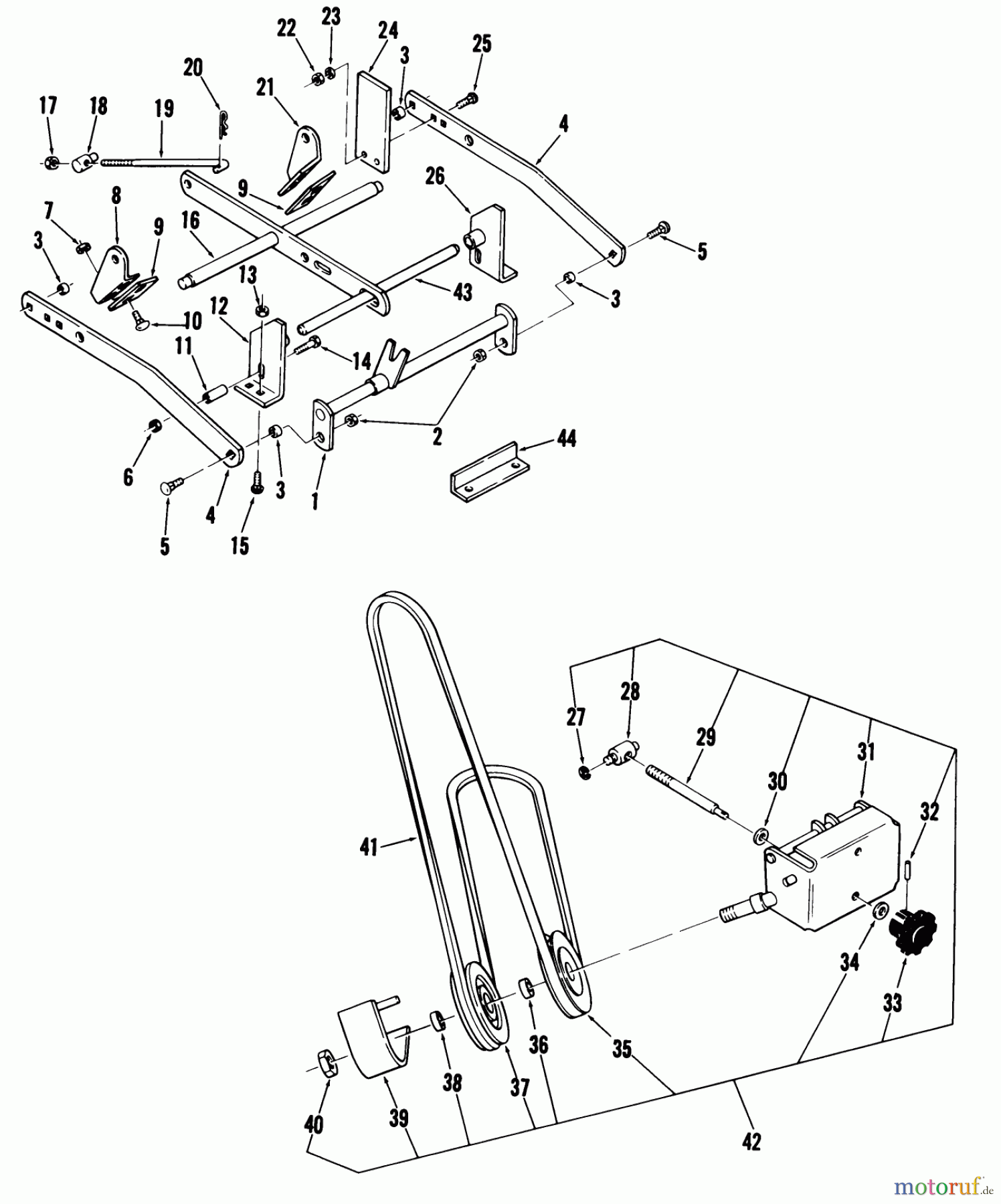 Toro Neu Mowers, Deck Assembly Only 05-42MS01 - Toro 42