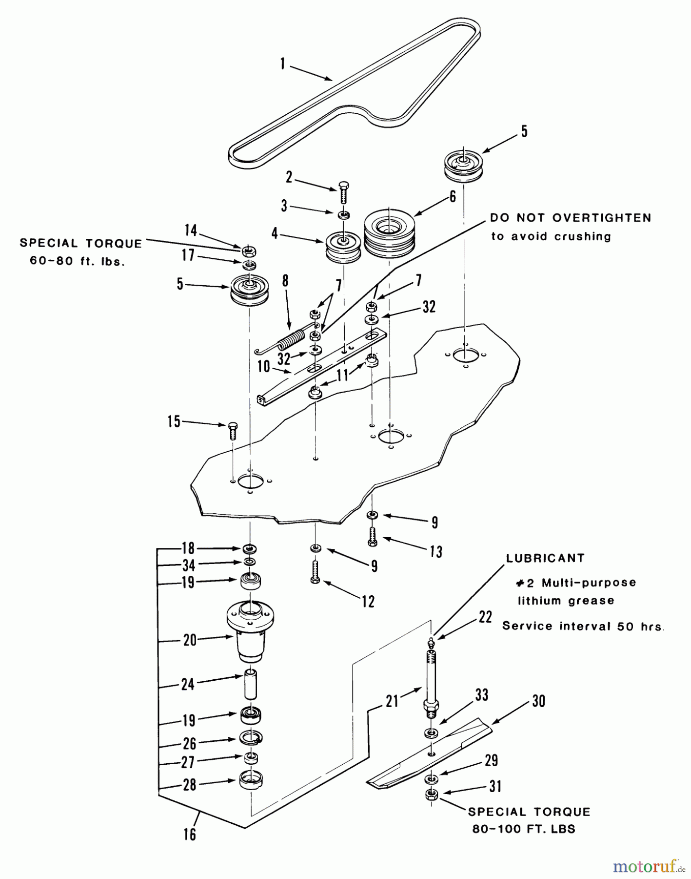 Toro Neu Mowers, Deck Assembly Only 05-42MS04 - Toro 42