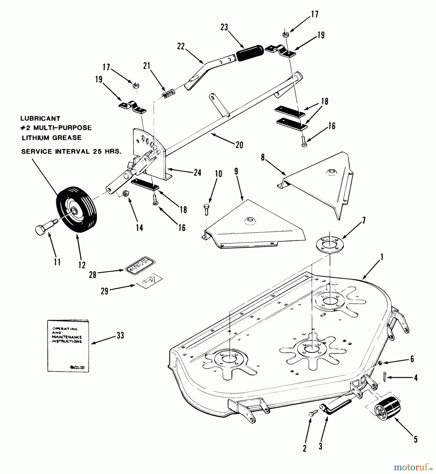 Toro Neu Mowers, Deck Assembly Only 05-42MR03 - Toro 42