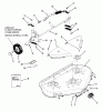 Toro 05-42MS04 - 42" Side Discharge Mower, 300 and 400 Series, 1985 Ersatzteile REAR DISCHARGE MOWER-42 IN.(107 CM) (VEHICLE IDENTIFICATION NUMBER 05-42MR03) #1