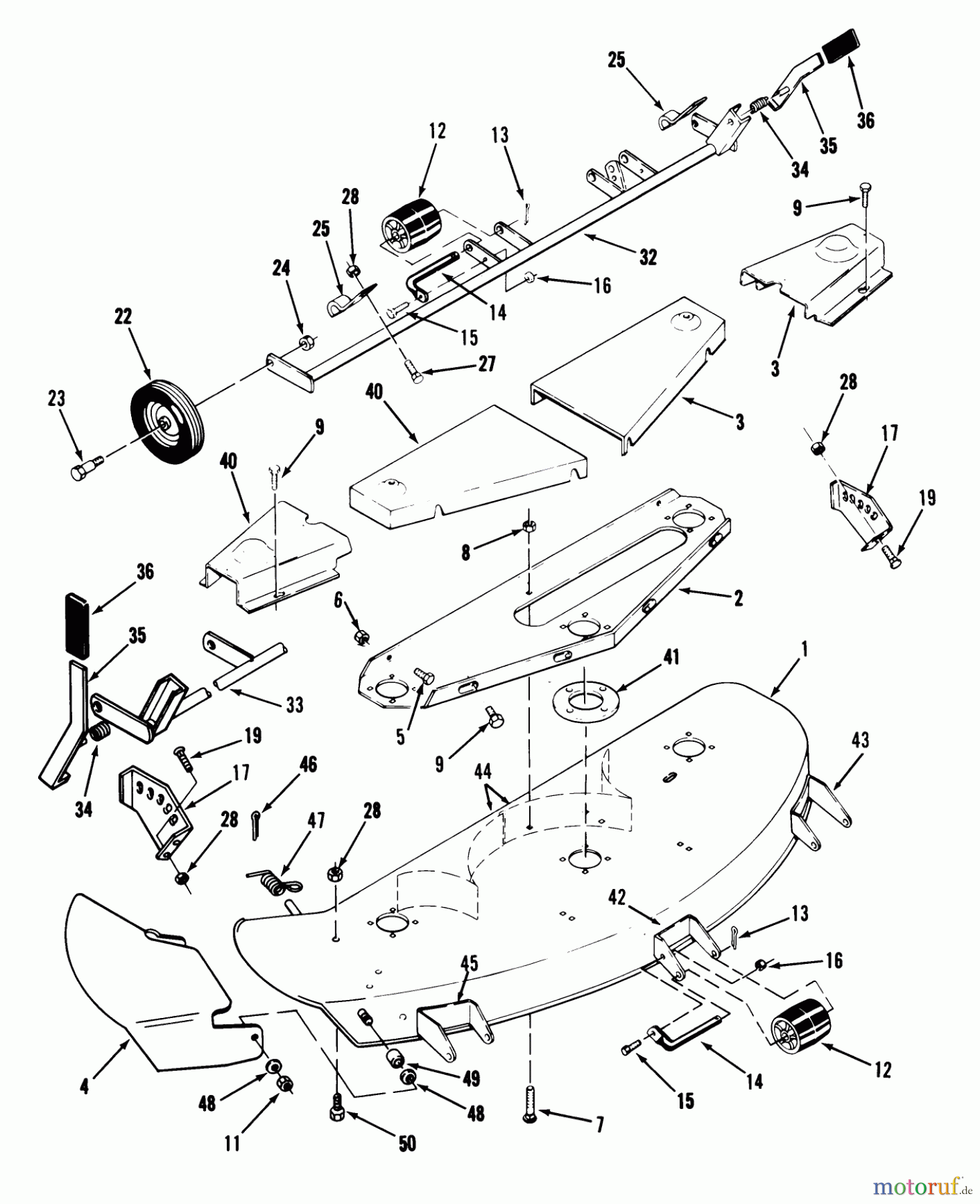 Toro Neu Mowers, Deck Assembly Only 05-37SC01 - Toro 37