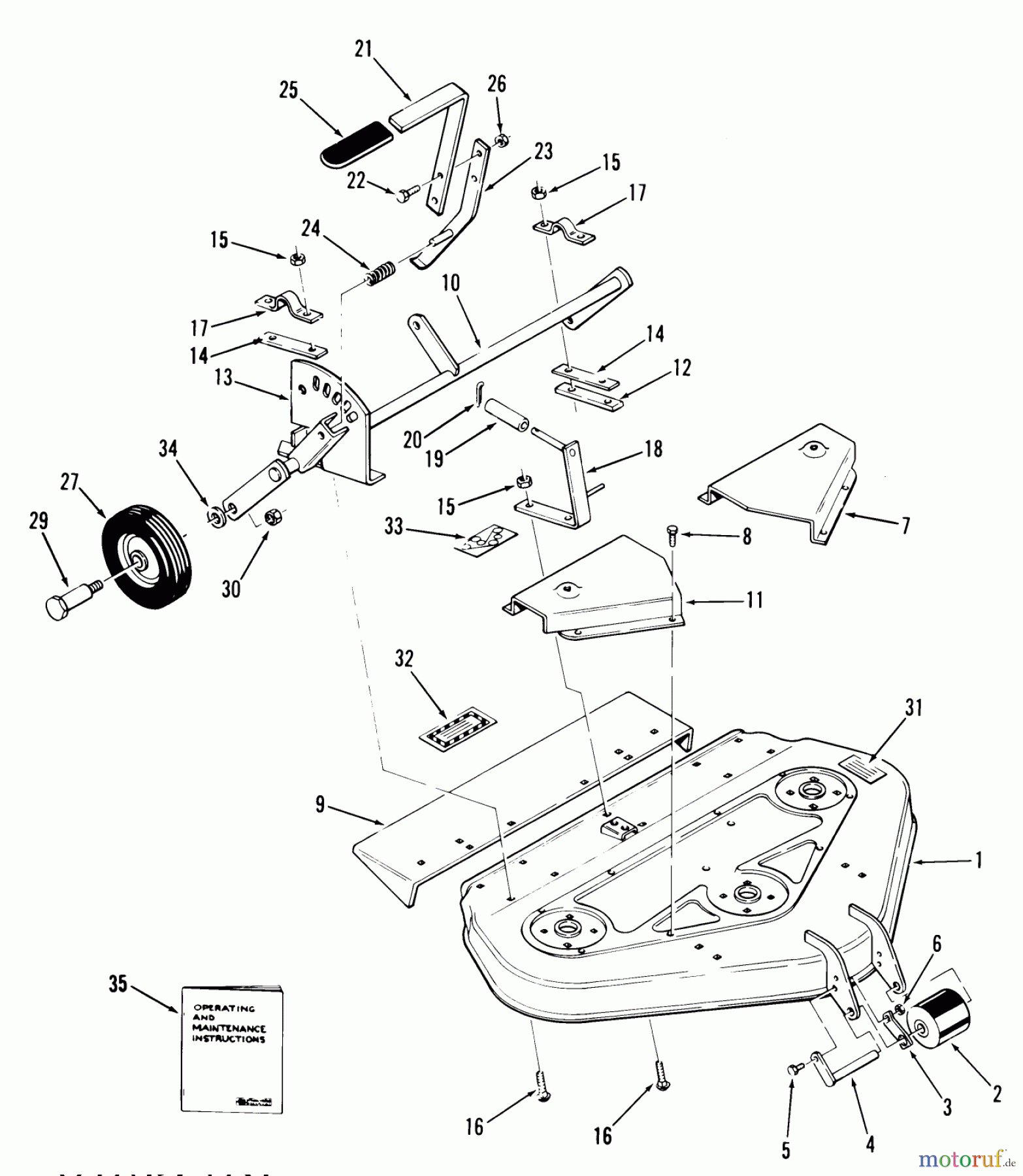  Toro Neu Mowers, Deck Assembly Only 05-42XR01 - Toro 42