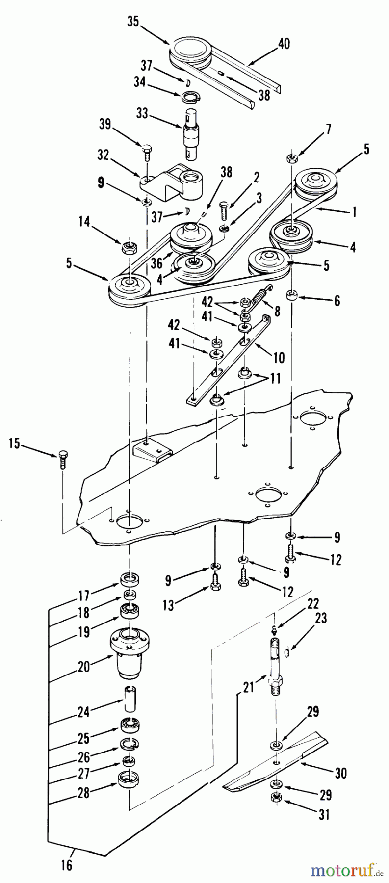 Toro Neu Mowers, Deck Assembly Only 05-36XS01 - Toro 36