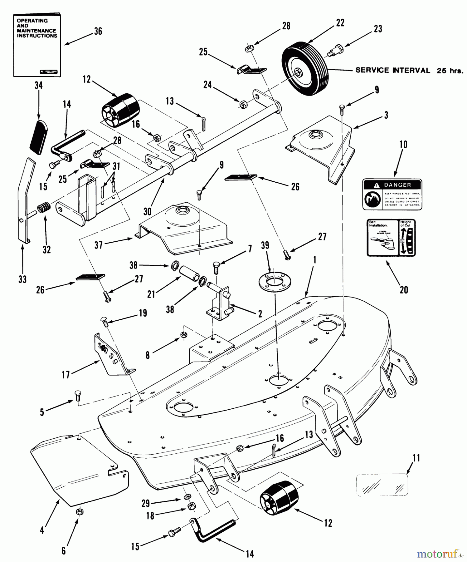 Toro Neu Mowers, Deck Assembly Only 05-42SK01 - Toro 42