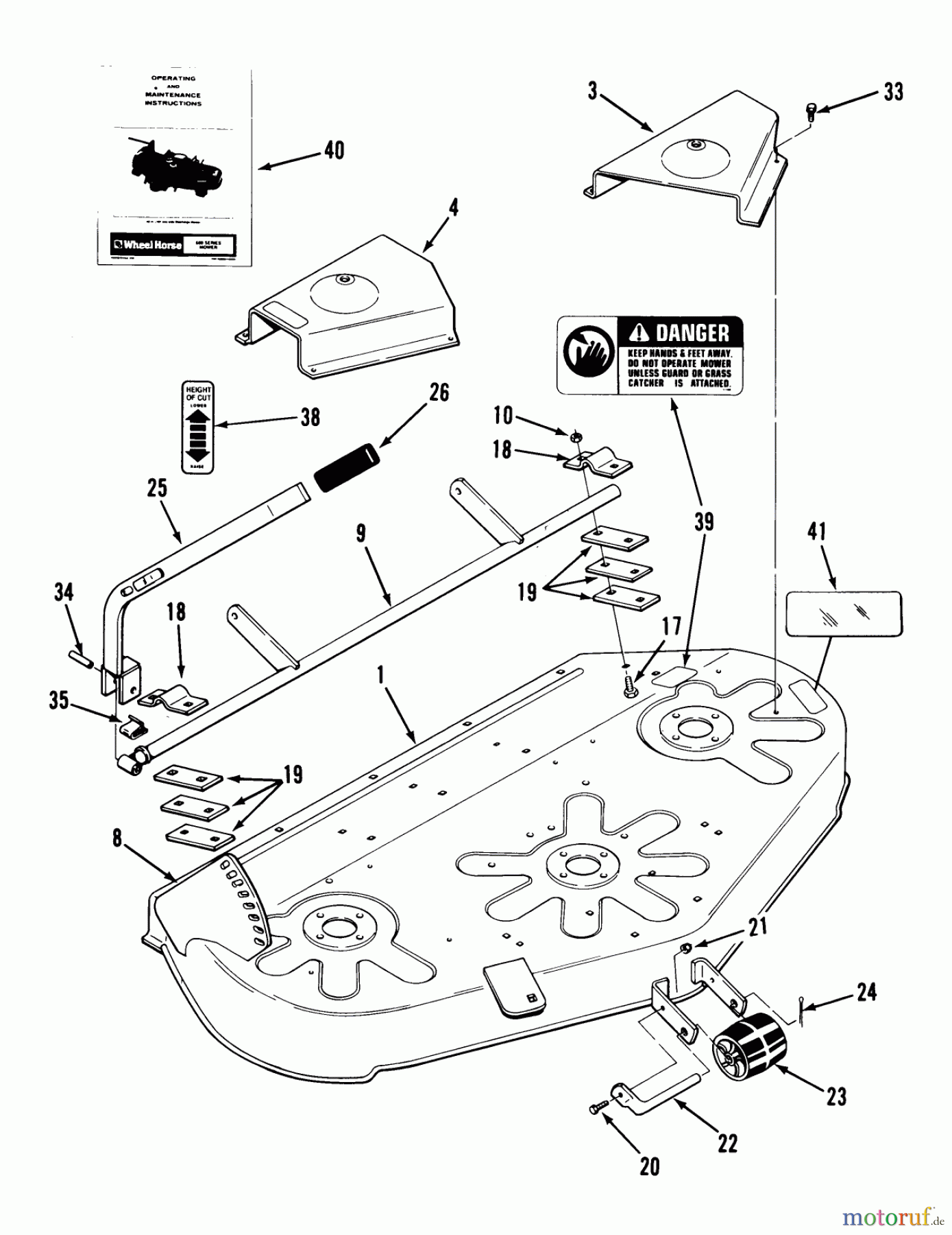  Toro Neu Mowers, Deck Assembly Only 05-42RY01 - Toro 42