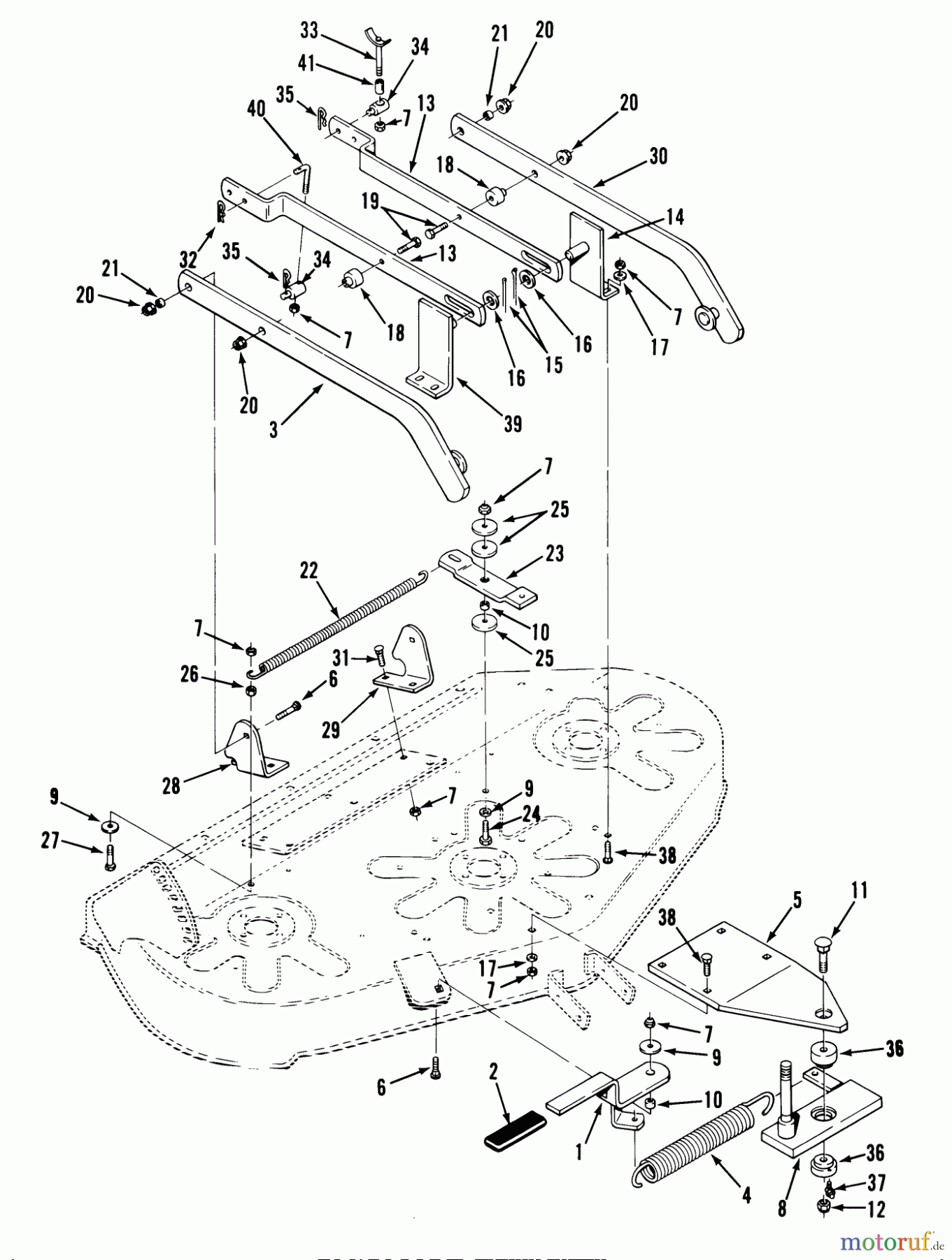 Toro Neu Mowers, Deck Assembly Only 05-42SY01 - Toro 42