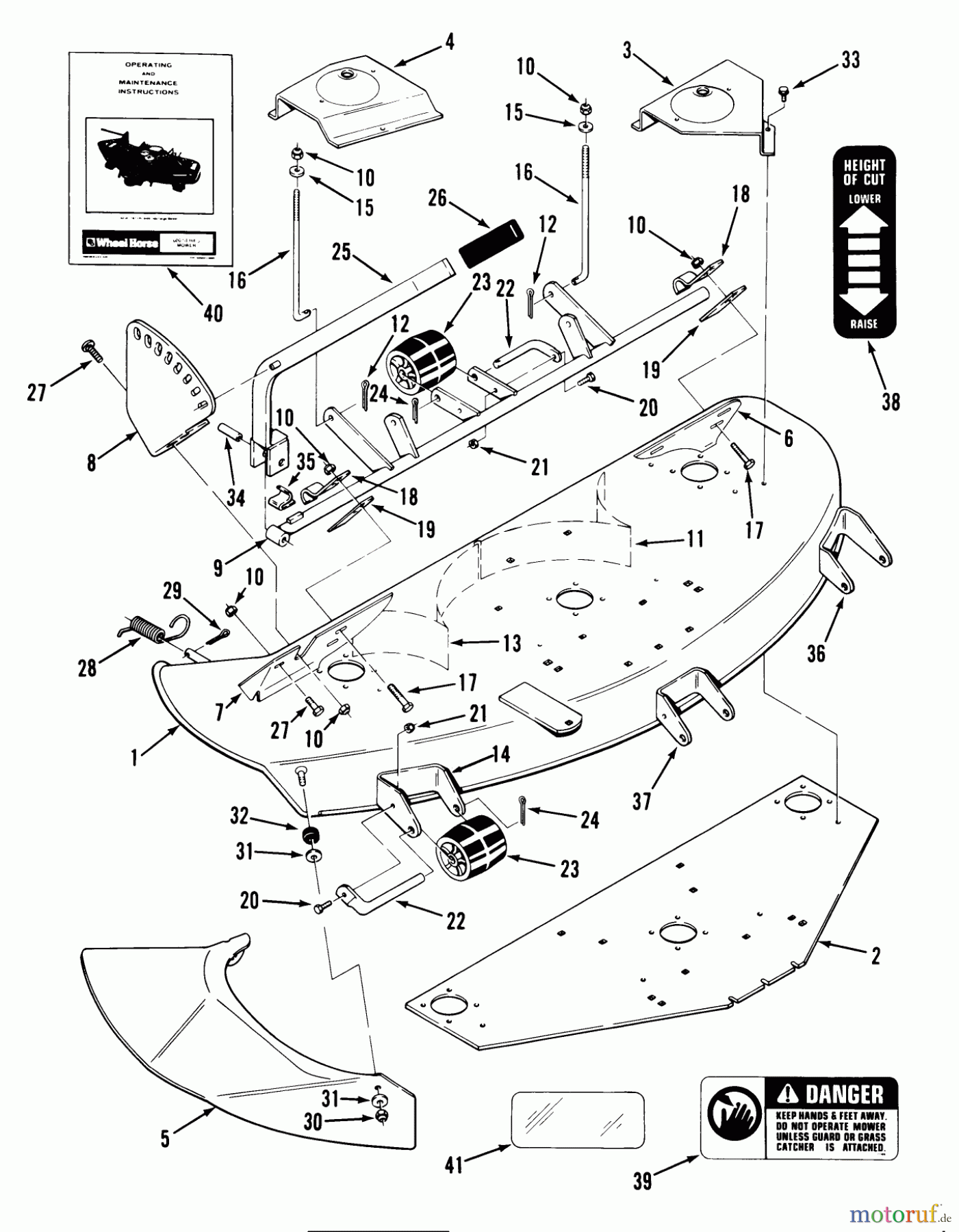  Toro Neu Mowers, Deck Assembly Only 05-38SY01 - Toro 38