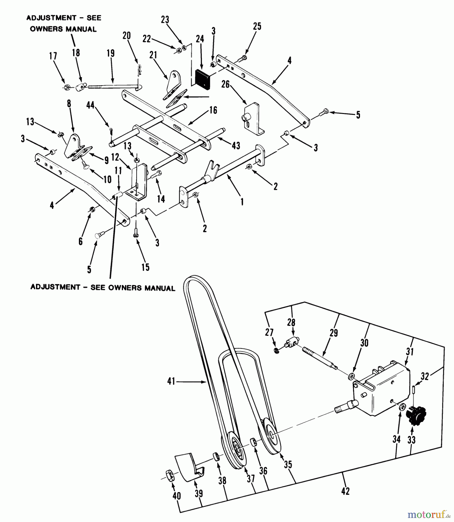 Toro Neu Mowers, Deck Assembly Only 05-42MR02 - Toro 42