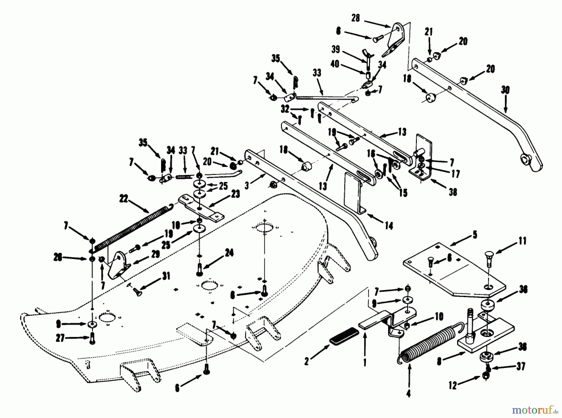 Toro Neu Mowers, Deck Assembly Only 05-42SY02 - Toro 42