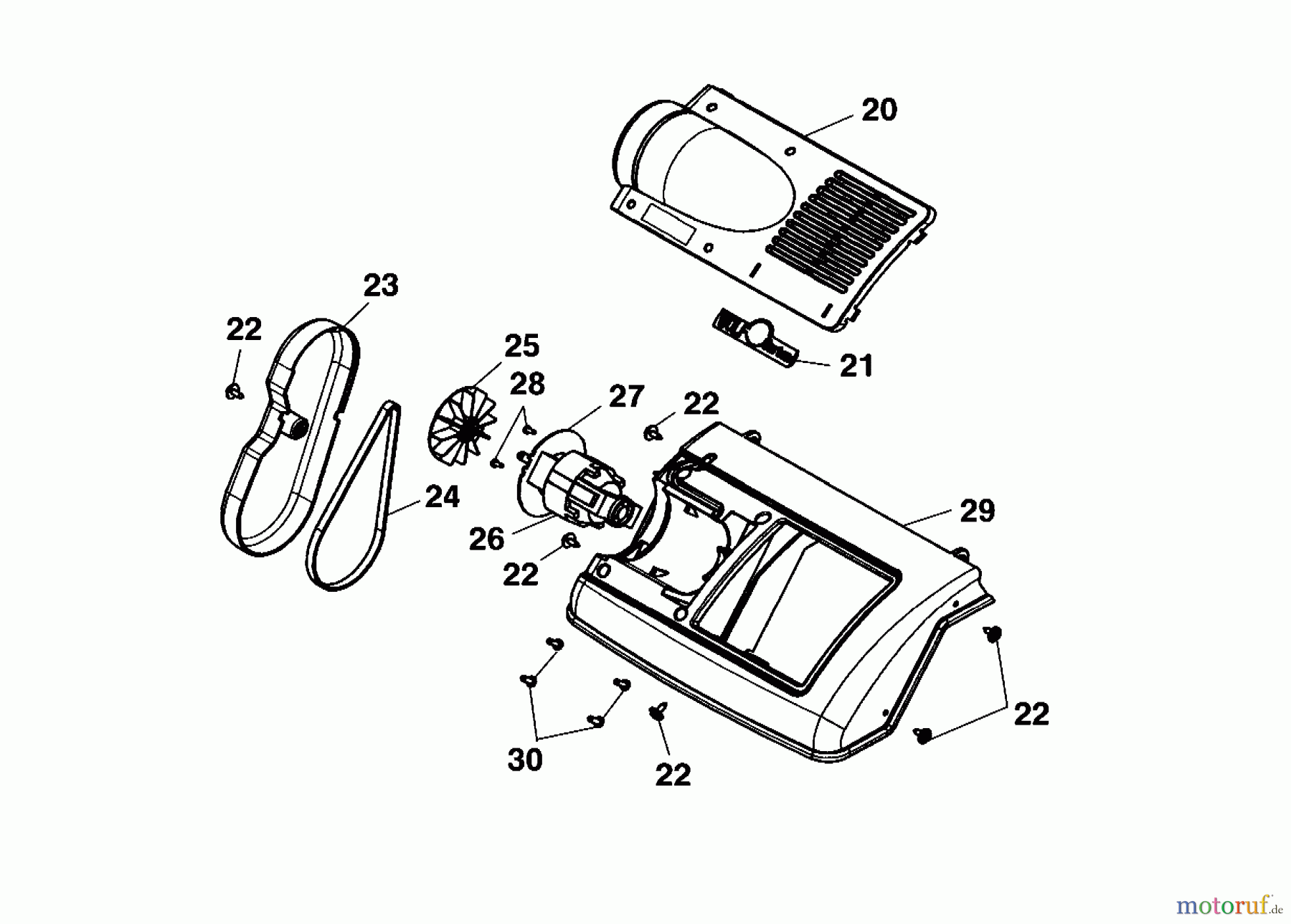  Wolf-Garten Rasenlüfter UL 33 E 3620000 Serie A  (2002) Elektromotor, Keilriemen